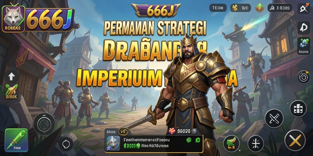Tampilan gameplay 666J yang intens dan strategis.