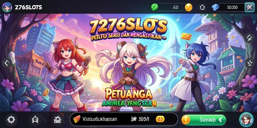 Gameplay seru dengan karakter Anime yang menarik dalam 7276SLOTS.
