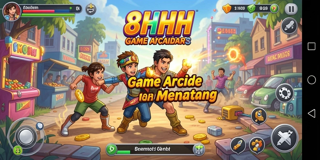 Screenshot gameplay 8HHH menunjukkan keseruan dalam setiap tantangan.