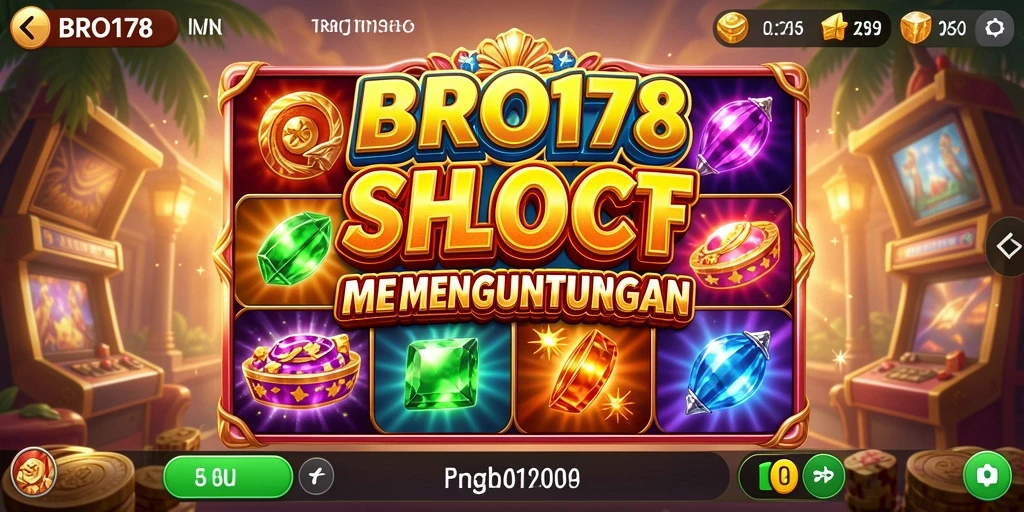 Tampilan menarik dari gameplay Slot BRO178 yang penuh warna.