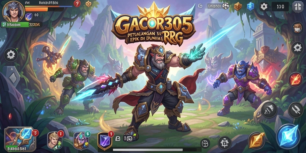 Screenshot GACOR305 menampilkan aksi seru dalam petualangan RPG.