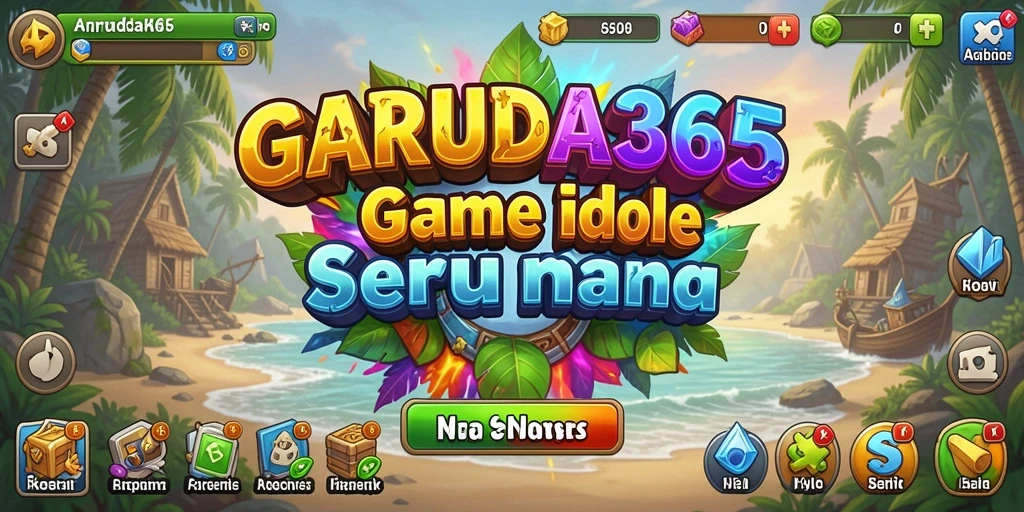 Tampilan gameplay menarik dari GARUDA365 dengan berbagai aktivitas idle.
