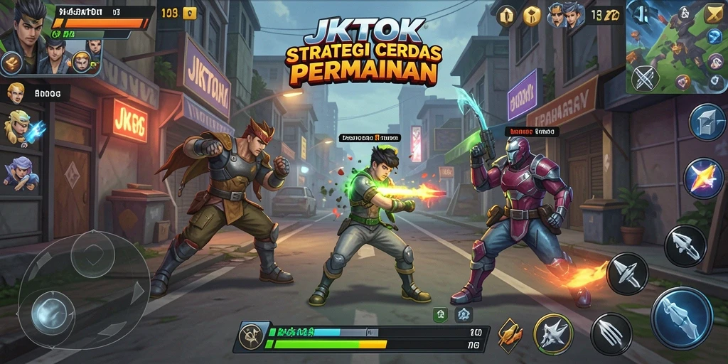 Tampilan menarik dari gameplay JKTOK yang penuh strategi.