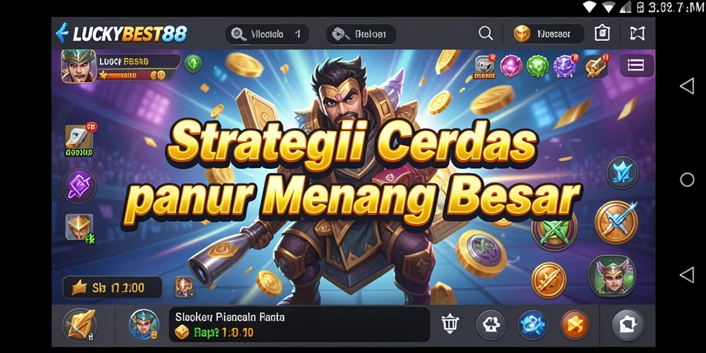 Tampilan gameplay mendebarkan dari LUCKYBEST88 dengan aksi strategi mendalam.