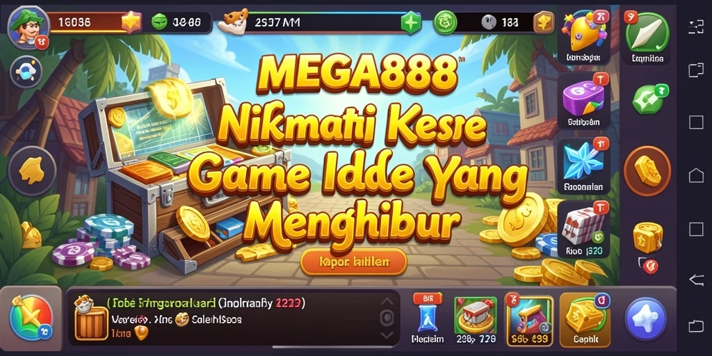 Tampilan gameplay MEGA888 yang menarik dan interaktif.