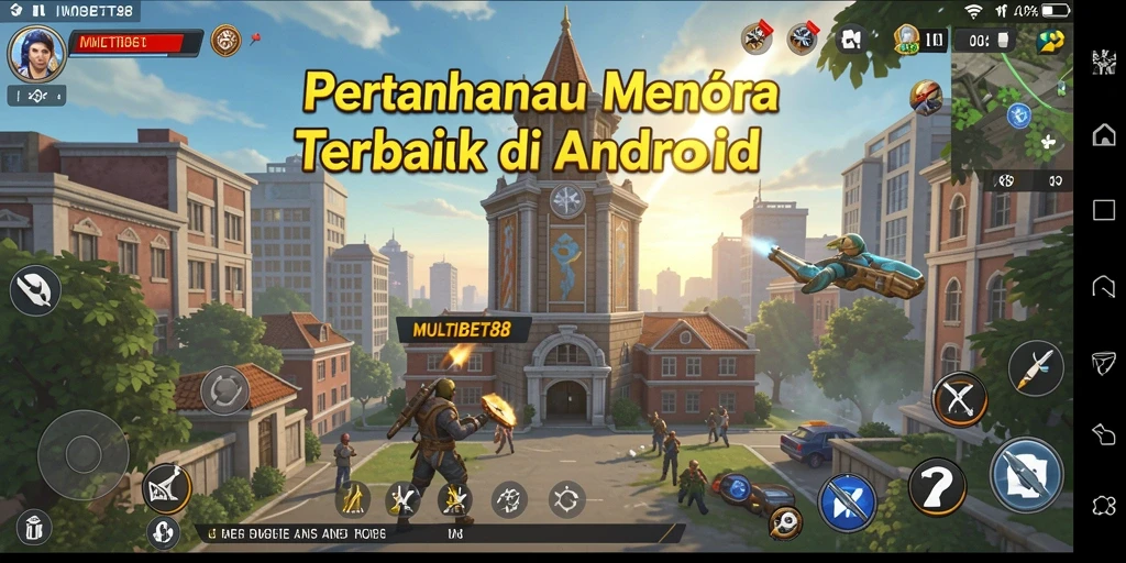 Tampilan gameplay menakjubkan dari MULTIBET88 dalam aksi Tower Defense.