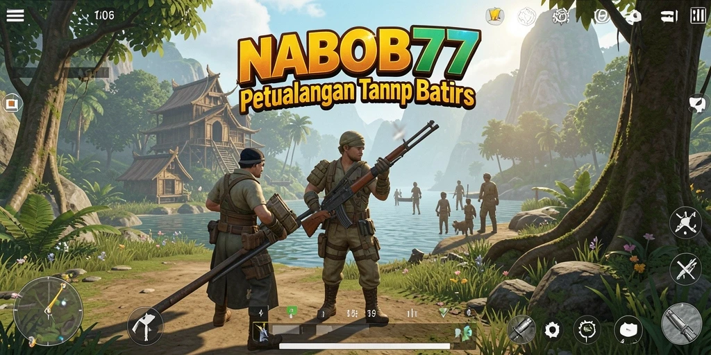 Gameplay NABOB77 yang menampilkan dunia terbuka yang luas dan mengesankan.