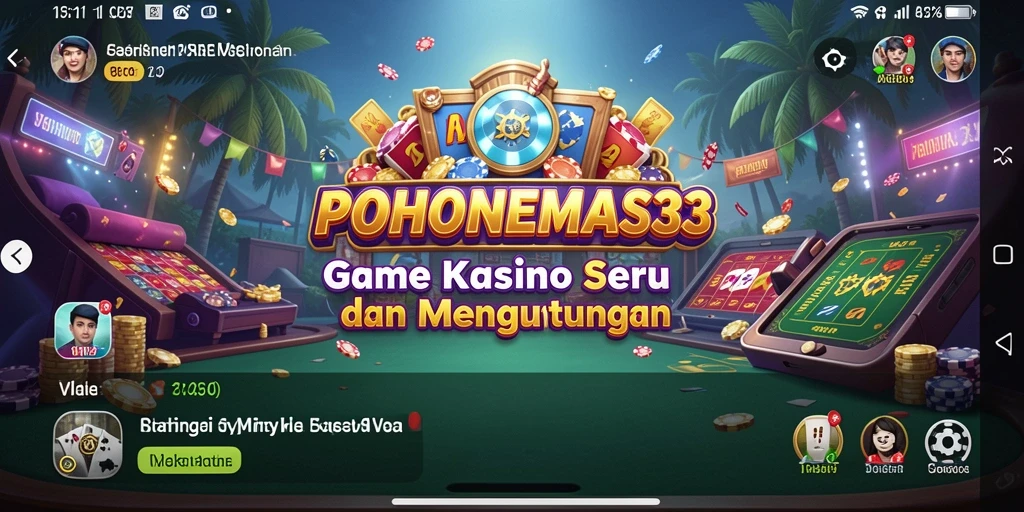 Screenshot utama POHONEMAS33 menampilkan gameplay seru dan menarik.