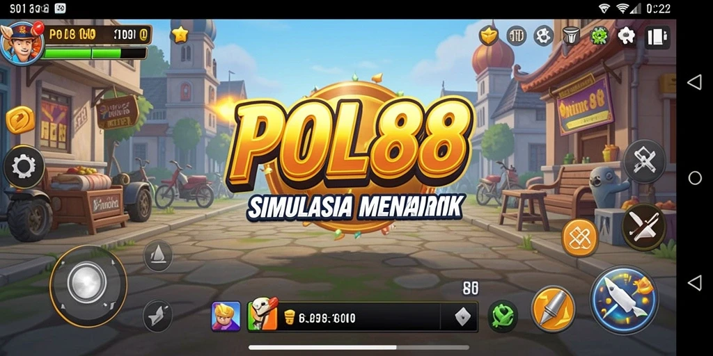Tangkapan layar gameplay POL88 menunjukkan dunia simulasi yang kaya dan interaktif.
