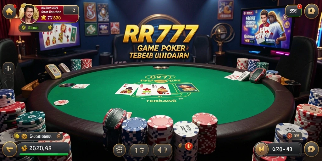 Tampilan gameplay Poker yang menarik dari RR777.