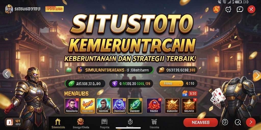 Tampilan gameplay menarik dari SITUSTOTO yang penuh strategi.