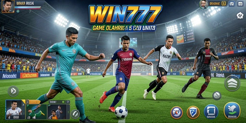 Tangkapan layar <strong>WIN777</strong> menampilkan aksi seru dalam pertandingan olahraga yang kompetitif.